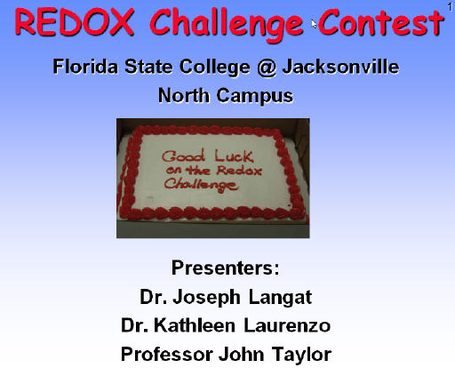 REDOX Challenge Contest